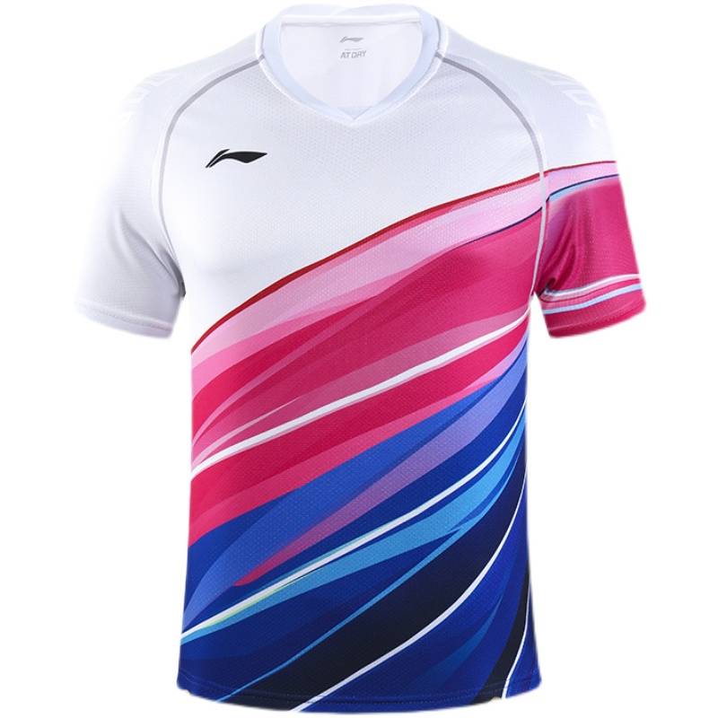 The new Li Ning fast -drying volleyball clothing set men's sweat and breathable competition team uniform custom jersey group purchase summer