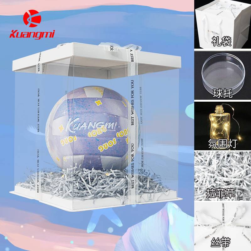 Transparent gift box [You need to install it by yourself]