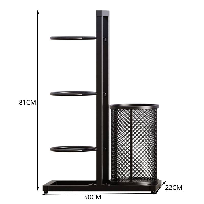 Three -layer black+basket