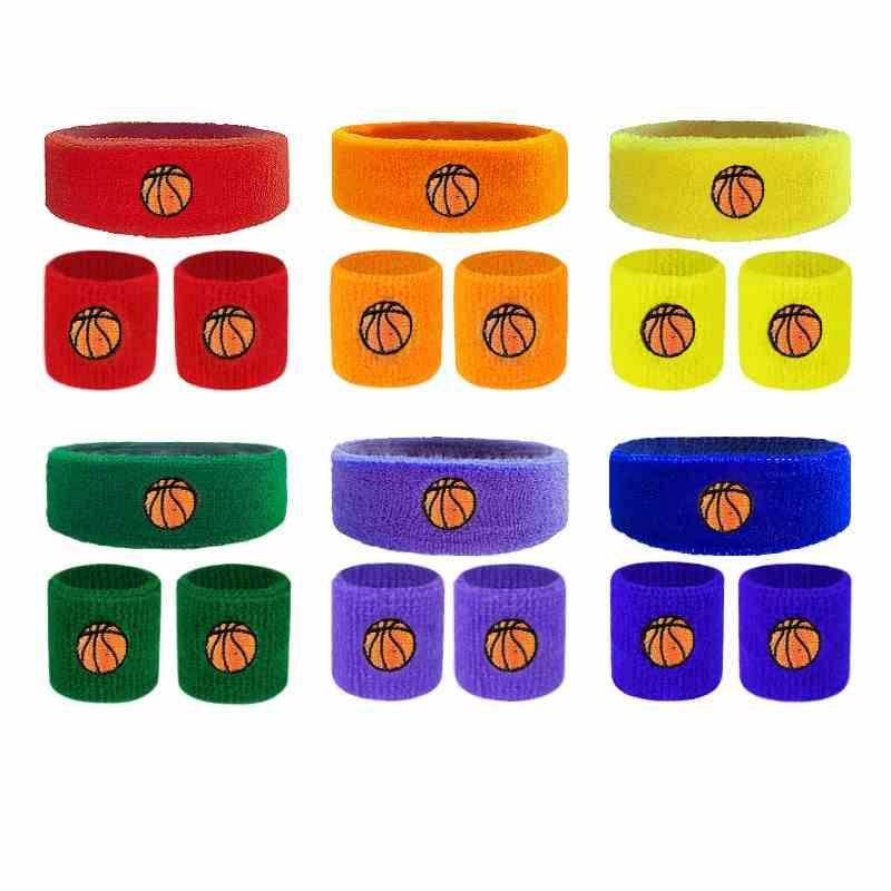 Embroidered sports sweat -absorbing wrist careblast Children running basketball volleyball badminton wipe sweat wrist joint protection