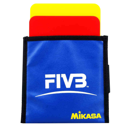 Mikasa volleyball red yellow card FIVB powel dedicated referee products Volleyball VK
