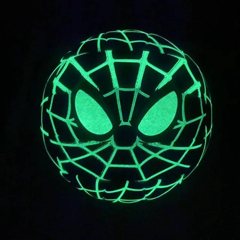 Nights Light Spider -Man Senior Examination Volleyball Student Training Special Training No. 5 Volleyball Soft without hurting Children's Toys