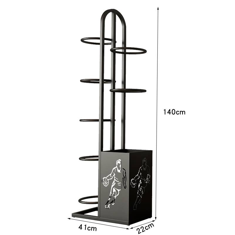 Black 7 -layer 140cm high