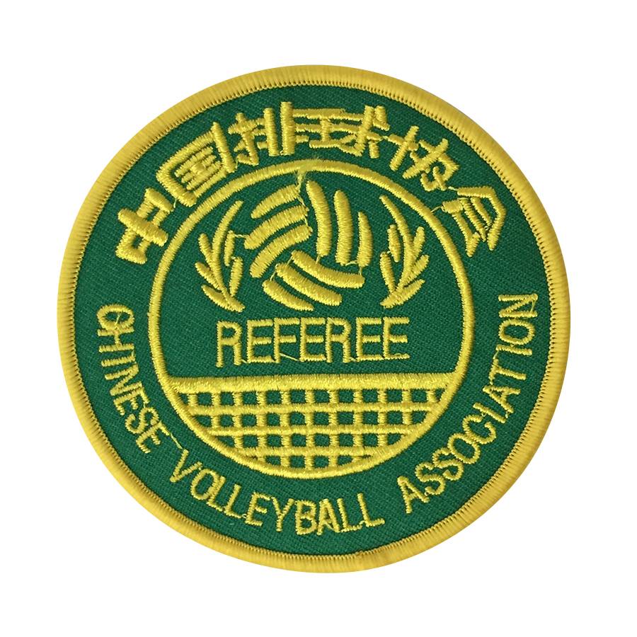 Professional volleyball referee national -level first -level second -level logo chest chapters gas row referee breast chapter logo