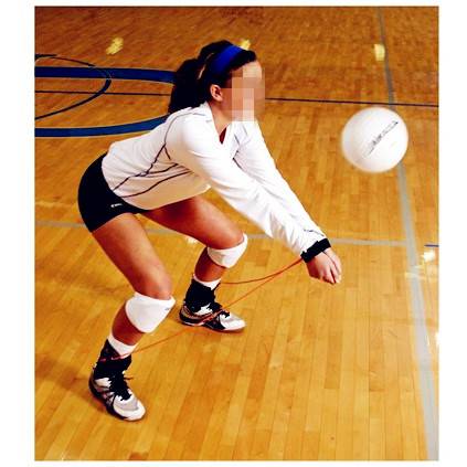 SOEZMM upgraded version of the one -pass resistance with SPASRA1 length can adjust the volleyball ball pad training auxiliary equipment