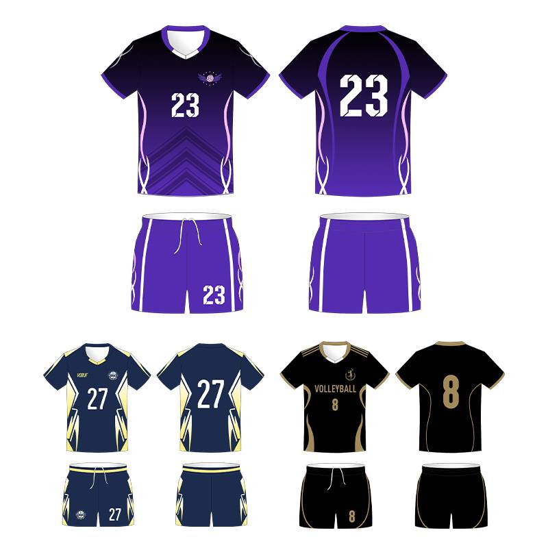 Volleyball jackets Customized men's and women's breathable speed dry whole body design volley jersey training team clothing printing number