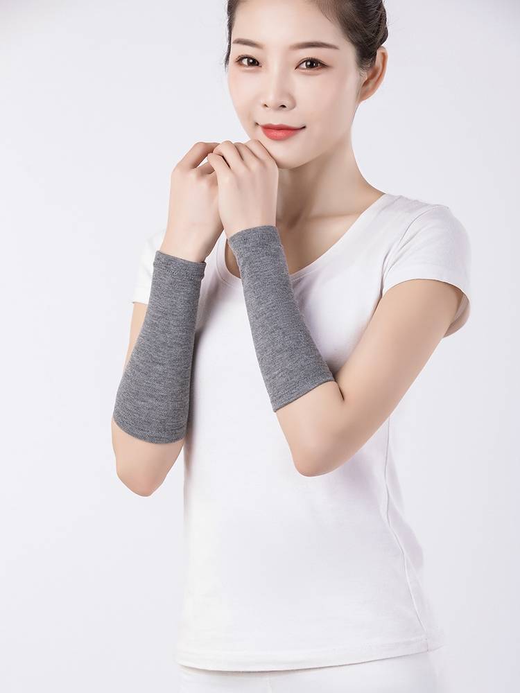 Pure cotton wrist care men and women spring and summer anti -cold thin air -conditioned air -conditioned house warm, breathable joint sweat, sweat, wristband movement