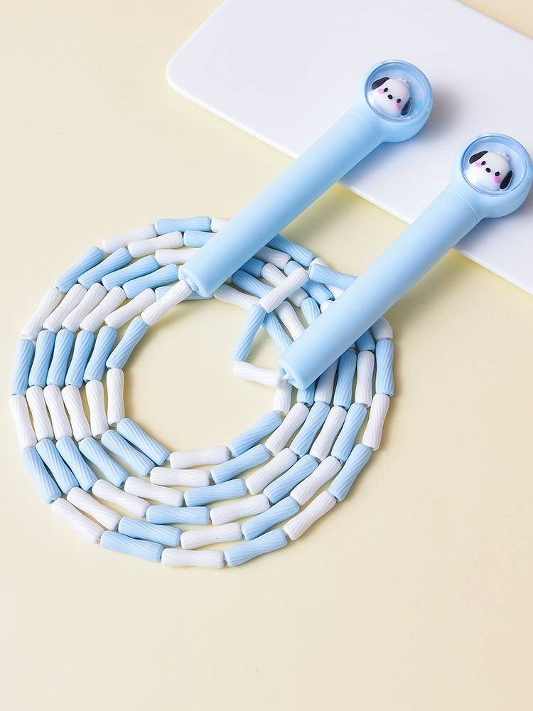 Children's bamboo jump rope jumping kindergarten Jade Guidou soft beginner, male and female elementary school students dedicated to Meloti Sanrio Rope