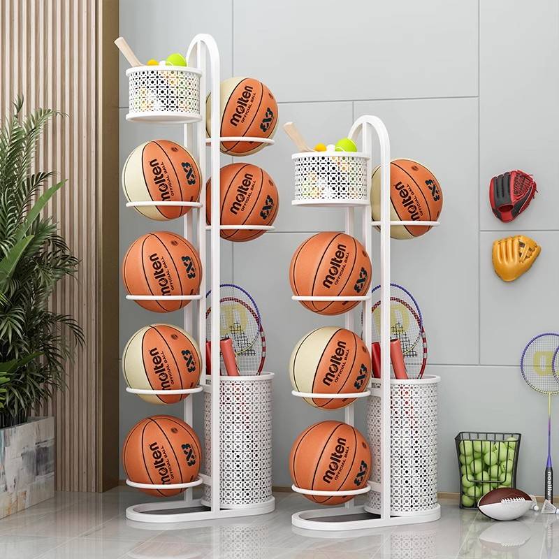 Simple basketball storage shelf football volleyball storage basket home living room indoor children fall the earth storage basket