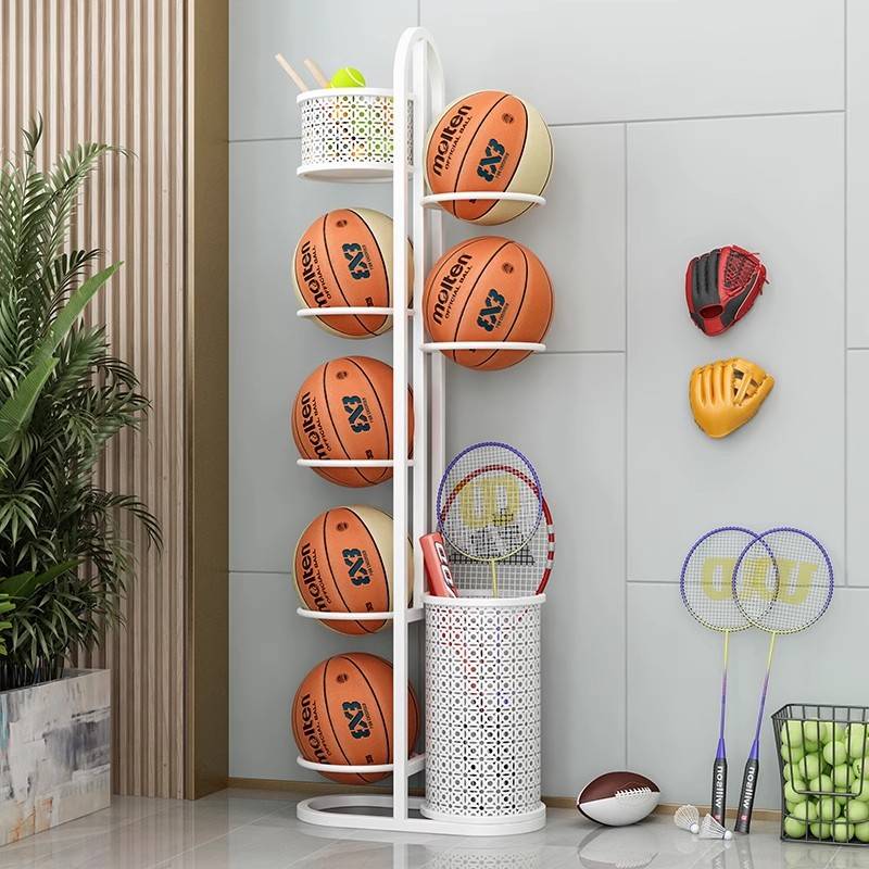 Simple basketball storage shelf football volleyball storage basket home living room indoor children fall the earth storage basket