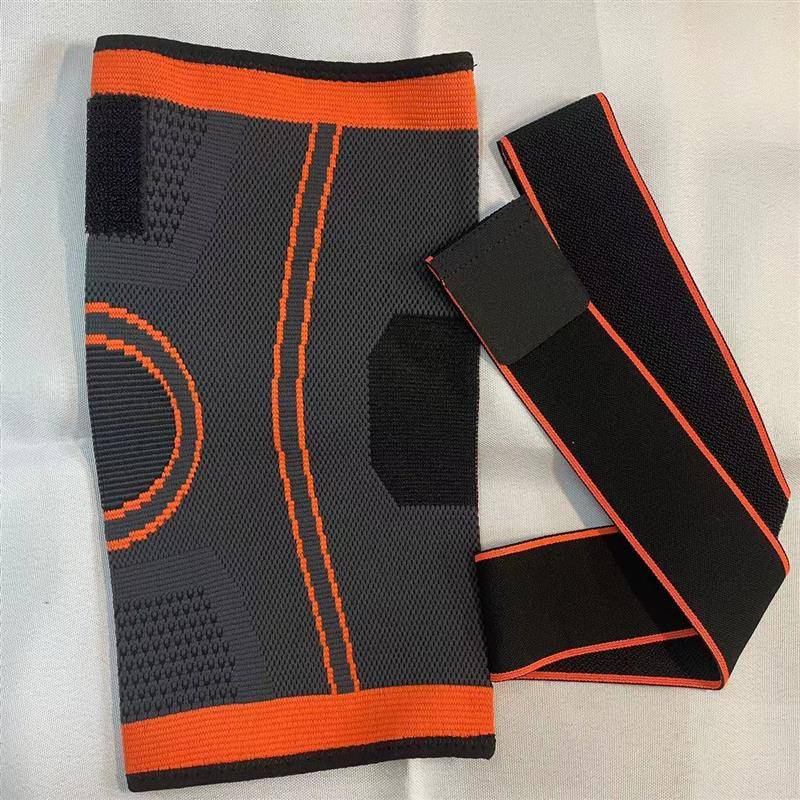 Sporting knee pad men and women running cycling basketball mountain climbing hiking fitness nylon pressurized strap knee protection specific weight