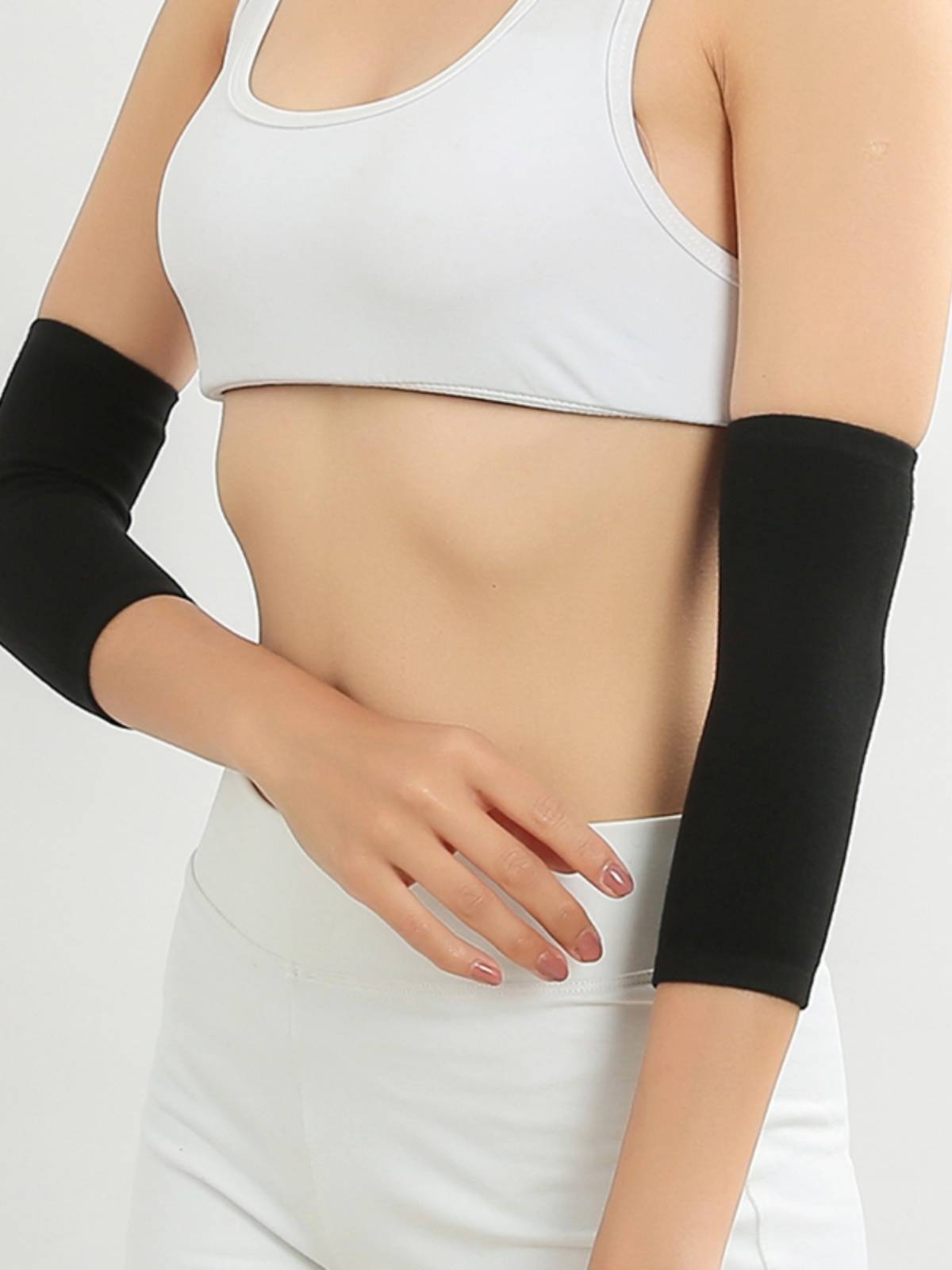 Pure cotton cotton elbow, wrist and arms, men and women, spring and summer thin air -conditioned houses, warm, breathable joints, sweat, wipe, fake sleeves