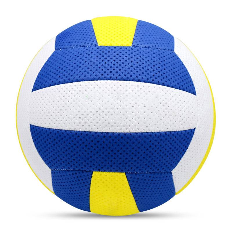 Volleyball 5 Qi volleyball soft, yellow, blue and white