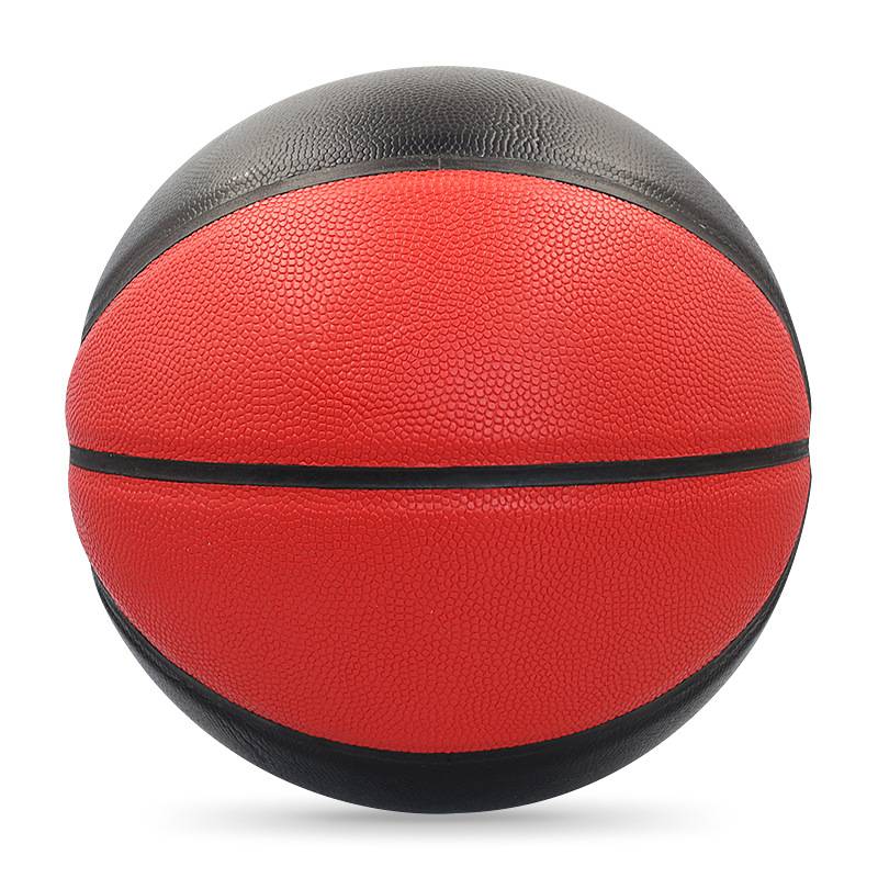 Basketball No. 7 PU Black Red