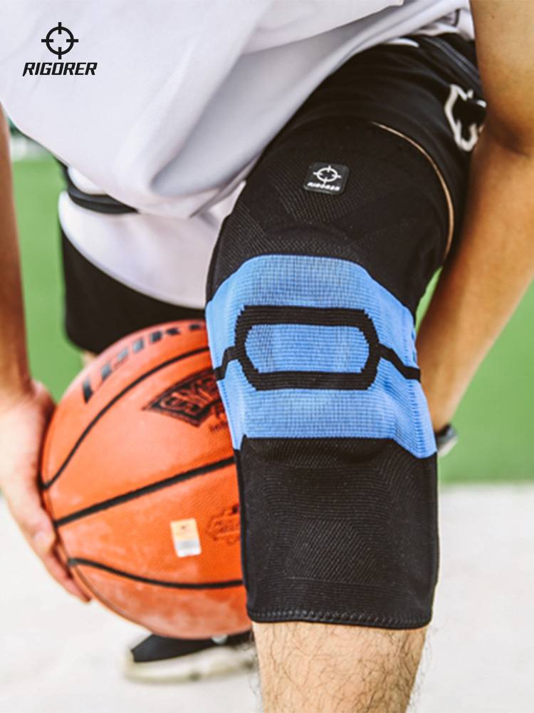 Professional sports knee pads are equipped with men's half -moon board protective cover fitness running volleyball knee and leg protective gear