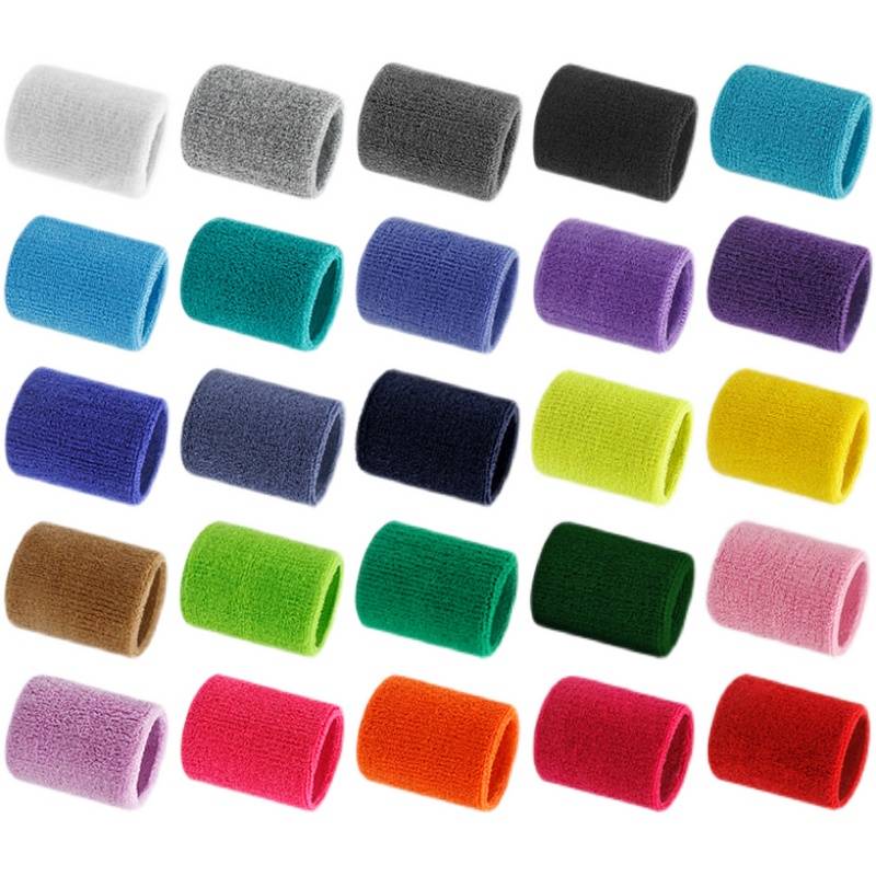 Sweating towels, men and women sports fitness badminton basketball running, breathable skin care, wrist yoga wipe sweat
