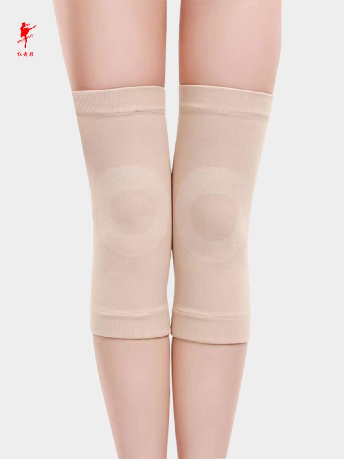 Red dance shoes dance sports knee pad men and women common running basketball volleyball badminton table tennis thin knee knee