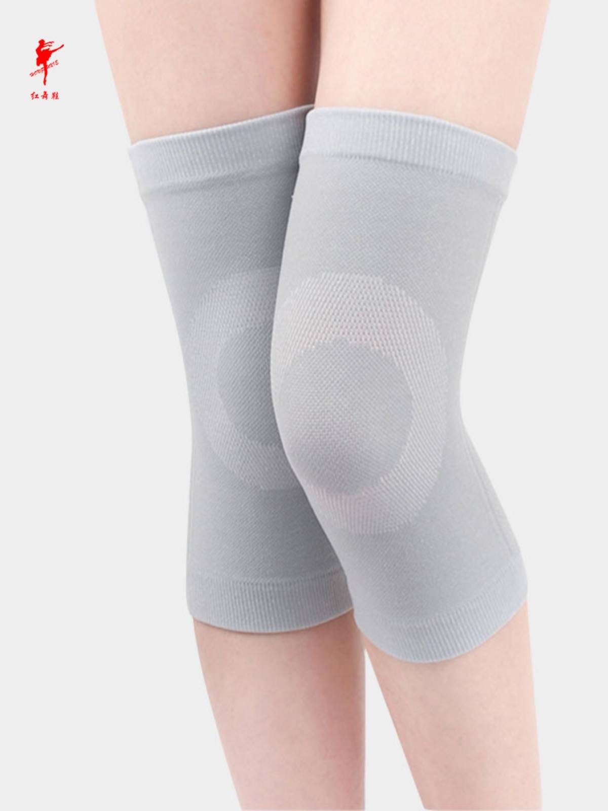 Red dance shoes dance sports knee pad men and women common running basketball volleyball badminton table tennis thin knee knee