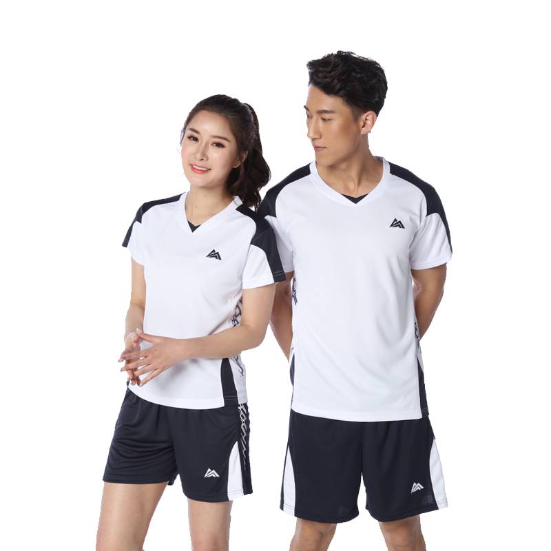 New volleyball suit set men's and women's fast -drying short -sleeved competition training service summer breathable volleyball sportswear custom team uniform