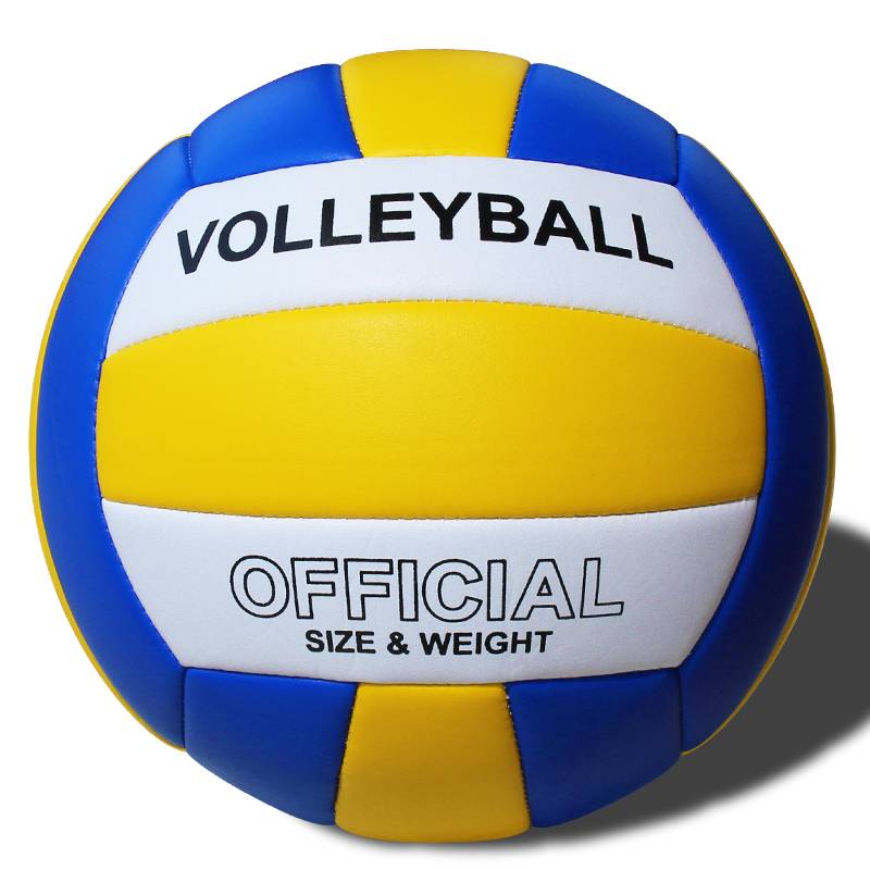 [Teacher Recommended Benchi Volleyball] Yellow and White Blue No. 5+Gift