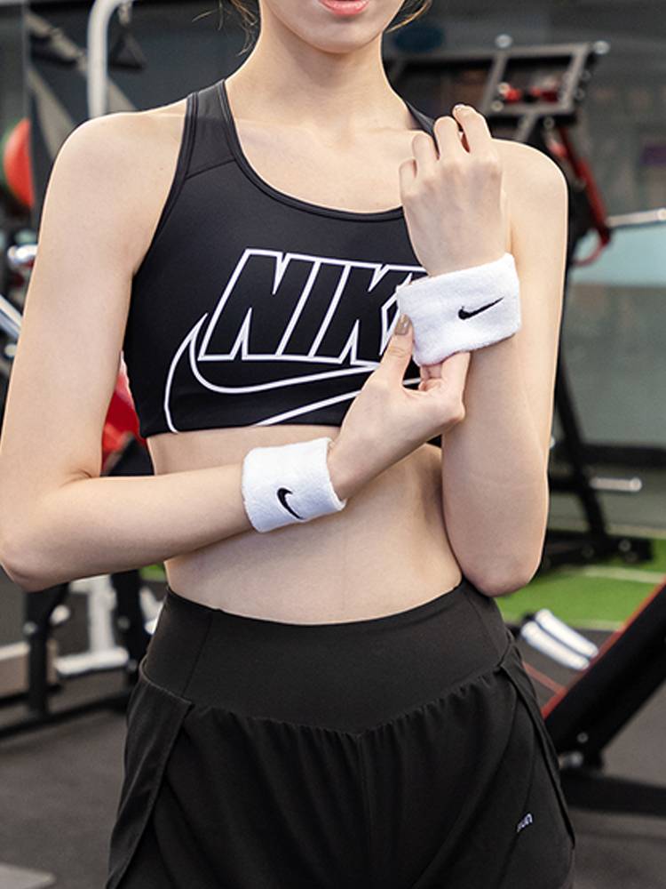 Nike Nike men's and women's wrist 2024 summer new basketball tennis training leisure sports campaign wrist -stop sweatproof belt