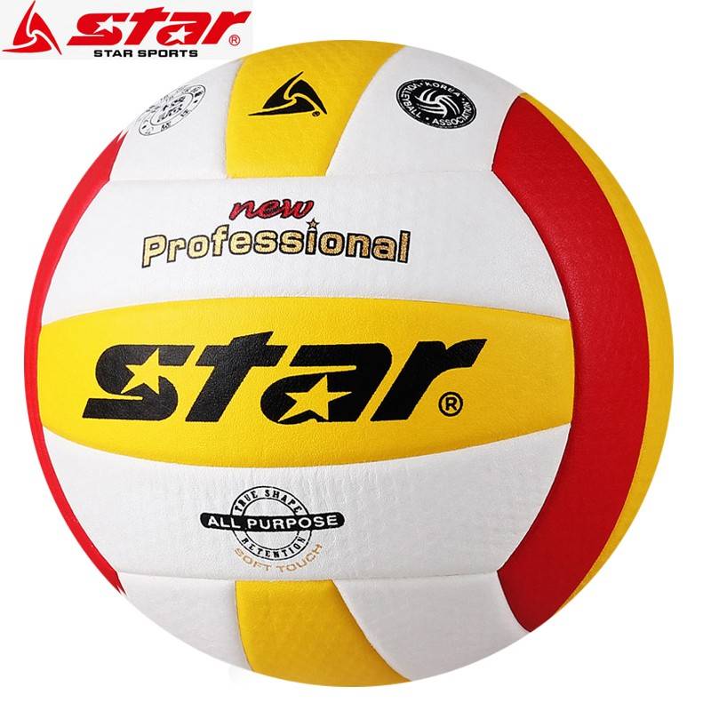 Star Shida Volleyball Senior Entrance Examination Student Game Standard Ball Standard Eliminates Junior Training Volleyball Soft Soft 315-34