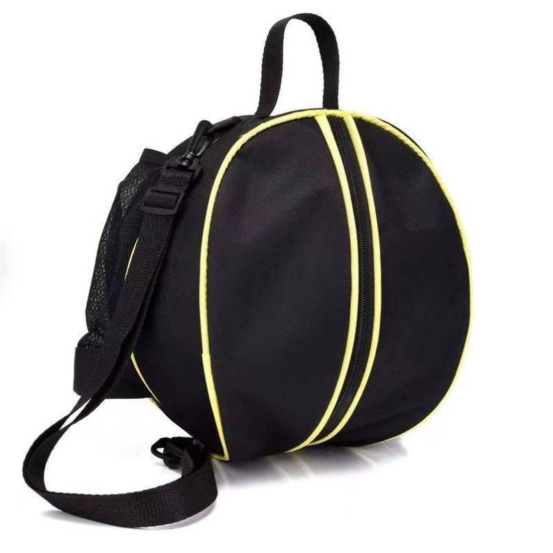 Basketball bag storage bag sports backpack blue ball network bag bag students convenient football volleyball net with bag