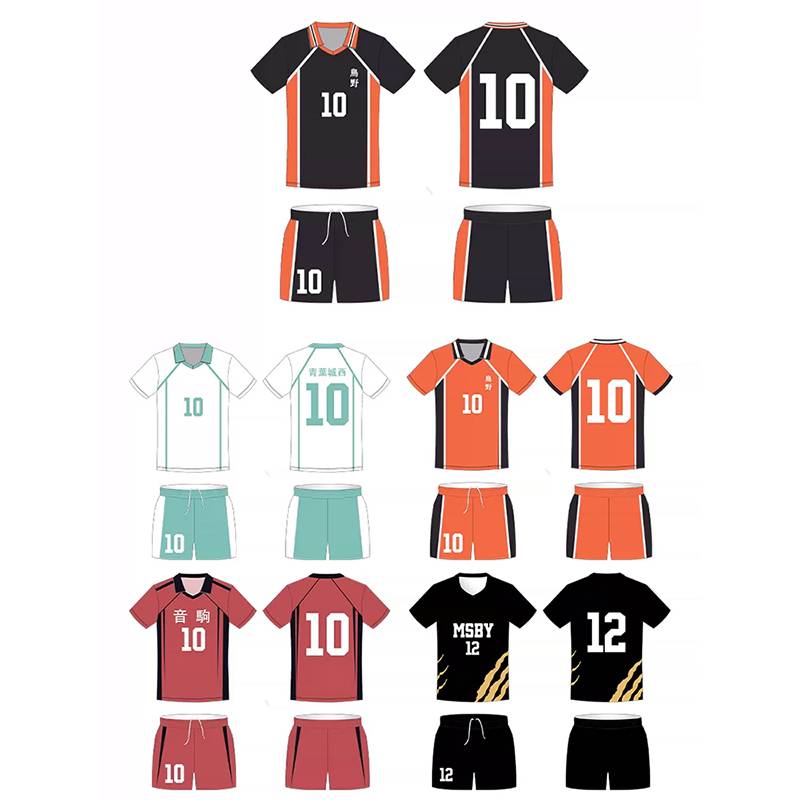 New volleyball set men's and women's professional customized loose breathable volleyball training service competition team uniform printing