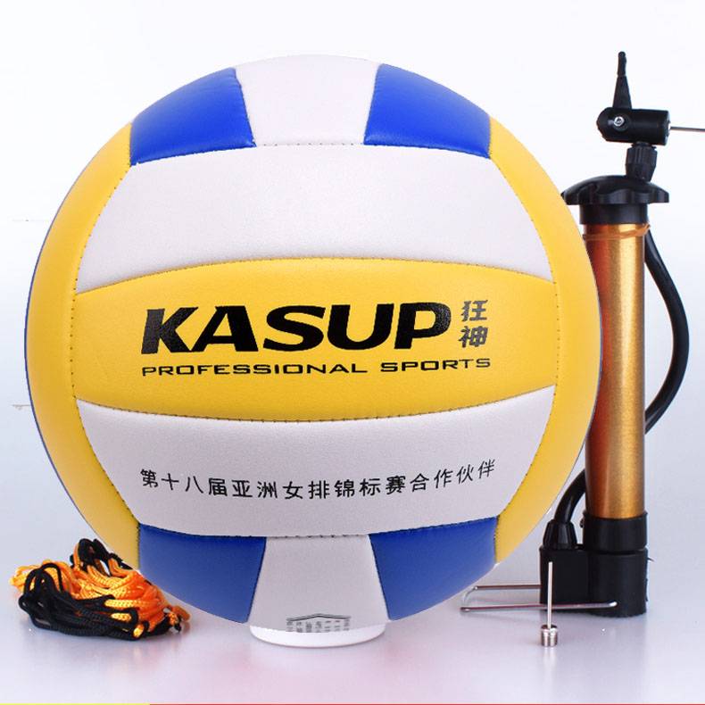 Mad God No. 4 inflatable soft hard rowing ball 3-5 blue-yellow and white adult children's junior high school and primary and secondary school student examination training