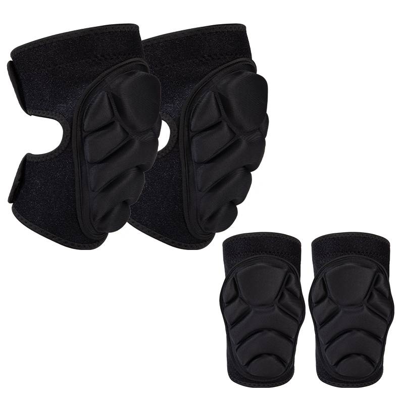 Children's adult thickened skating skiing knee -nursing elbow ski stick dance dance soft knee -knee skate set meal