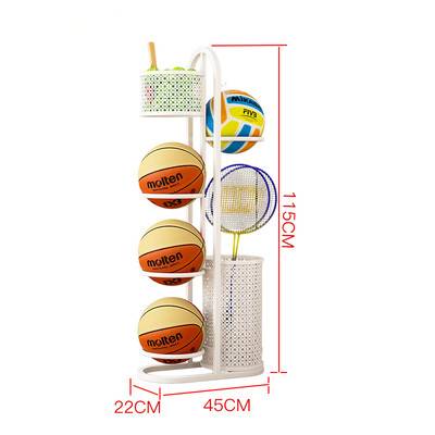 Packing basket 4 balls 2 basket white