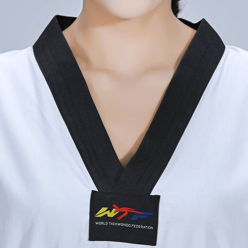 Pure cotton Taekwondo clothing male and female baby adult children, thin short -sleeved training pants junior scholar print custom summer clothes