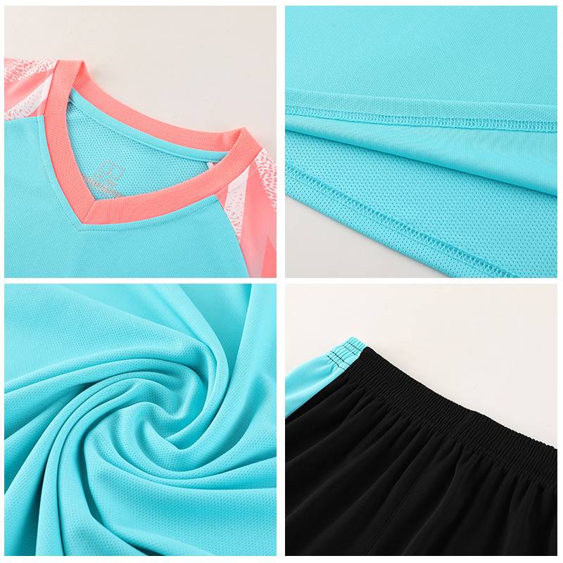 2024 new volleyball suit men's and women's tennis badminton team uniform custom gas volleyball competition sports training suit