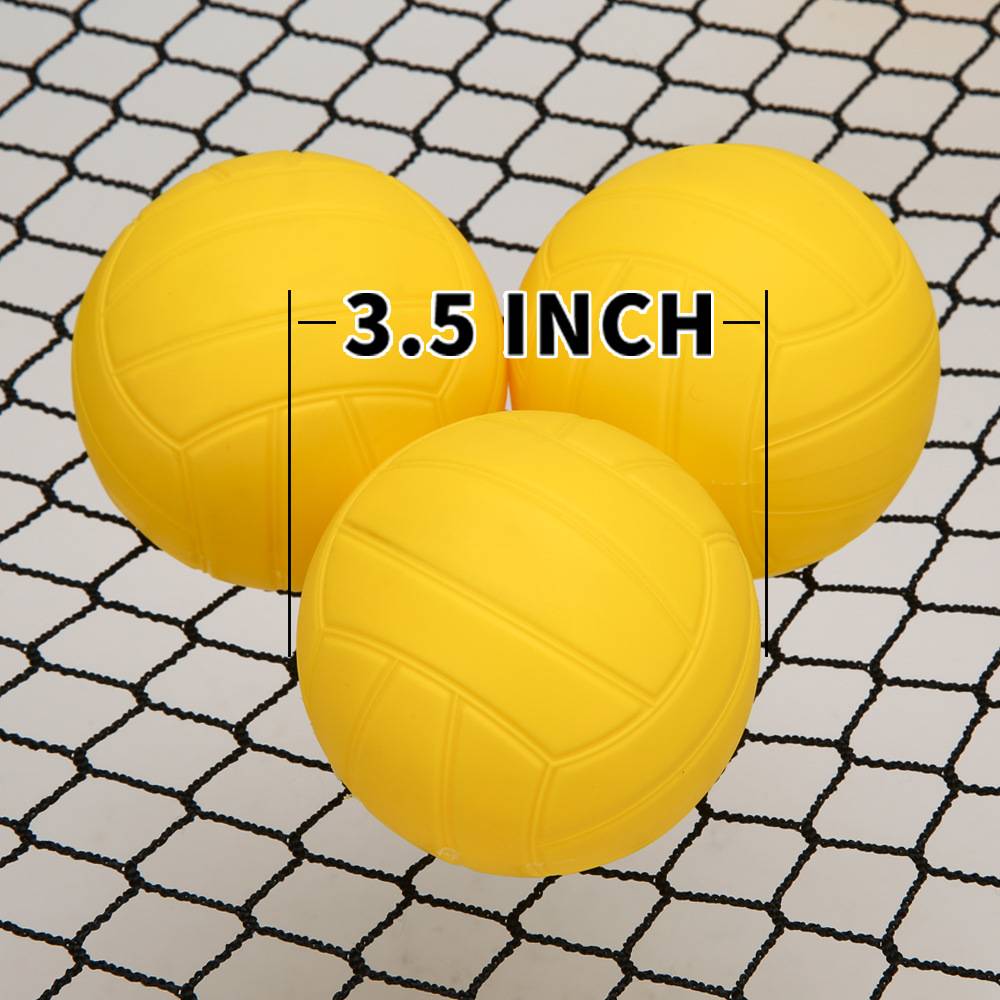 3 yellow balls