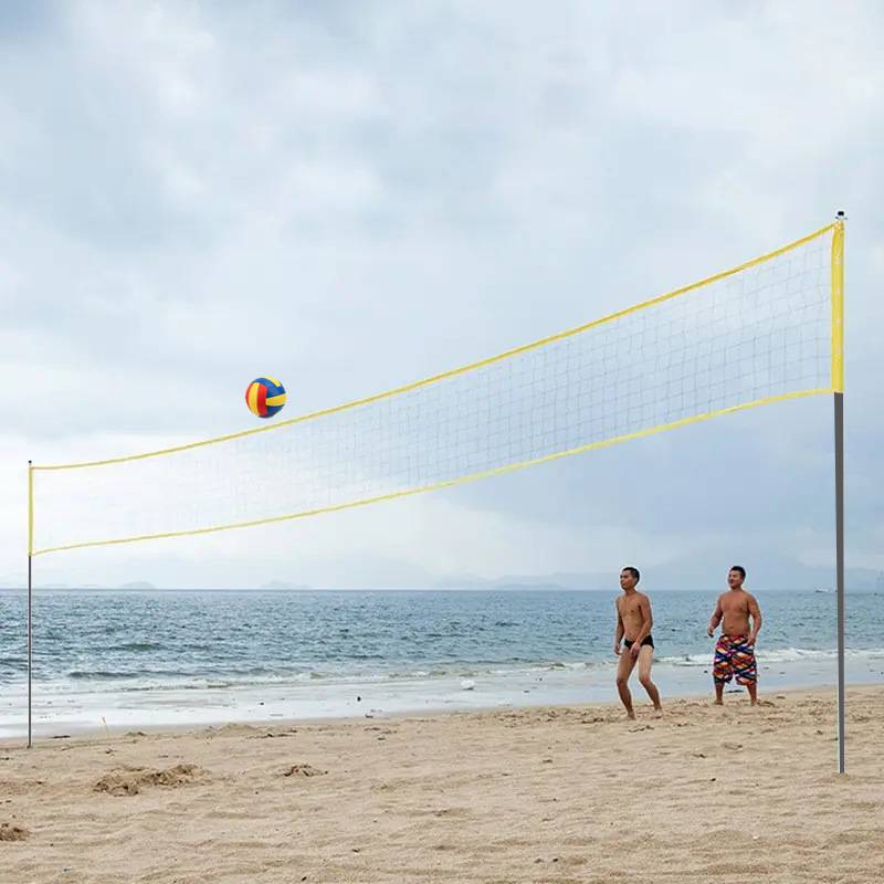 Entertainment beach volleyball grid combination portable folding volleyball standard volleyball stand volleyball network frame