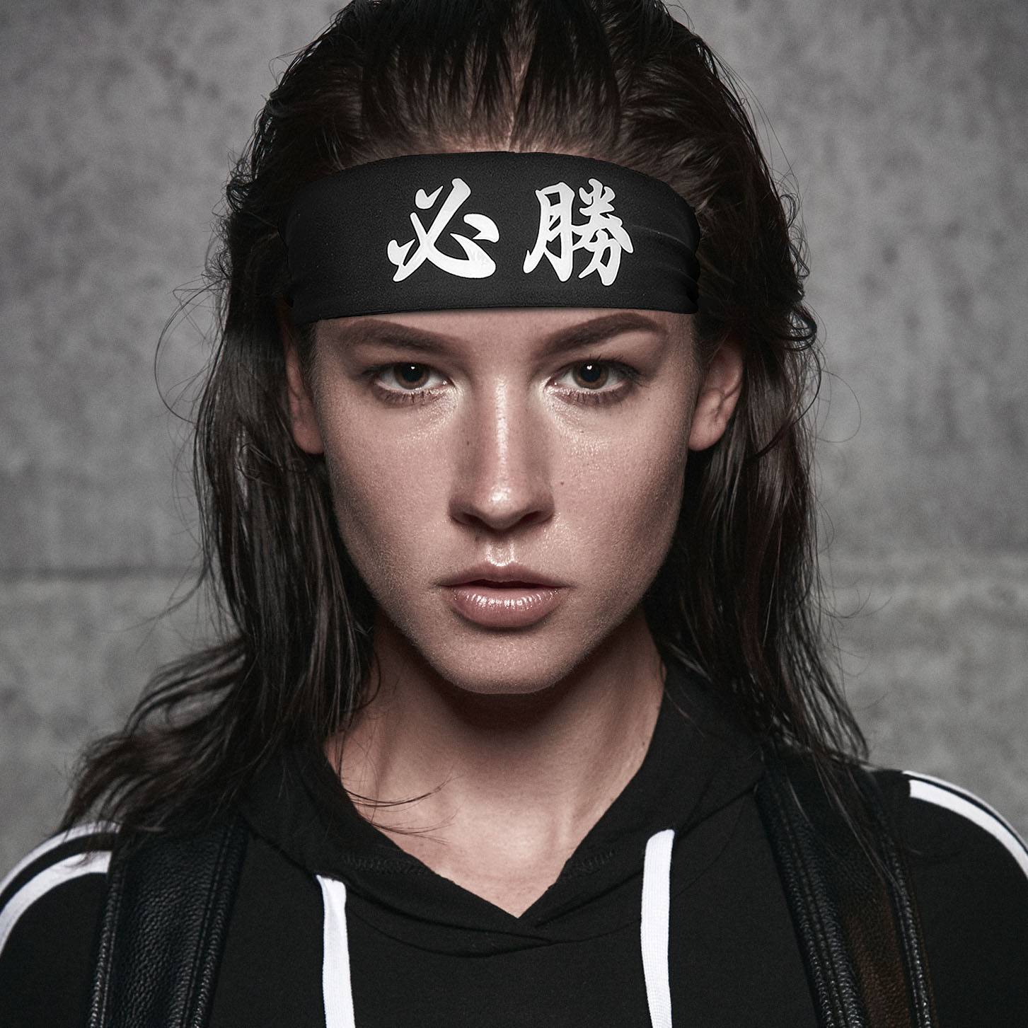 Bibiosa, cheer for college entrance examination inspirational fighting sports headscarfs, try to learn children's hair with words and sweat sweat