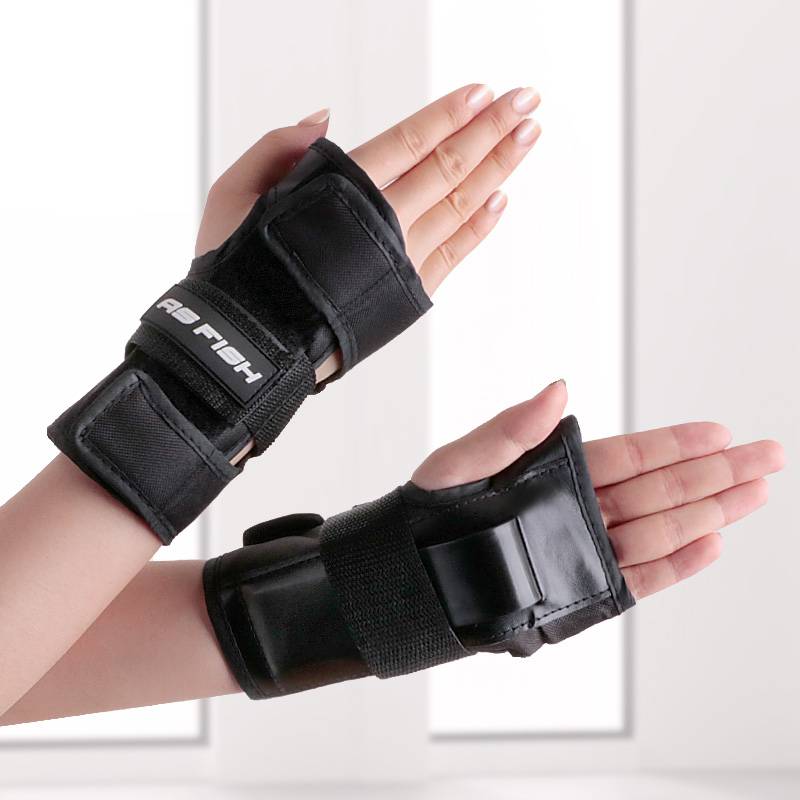 Boiling fish wheels skating hand care, palm hand gloves glove skating protective ice skids, skids skids, professional adult boys