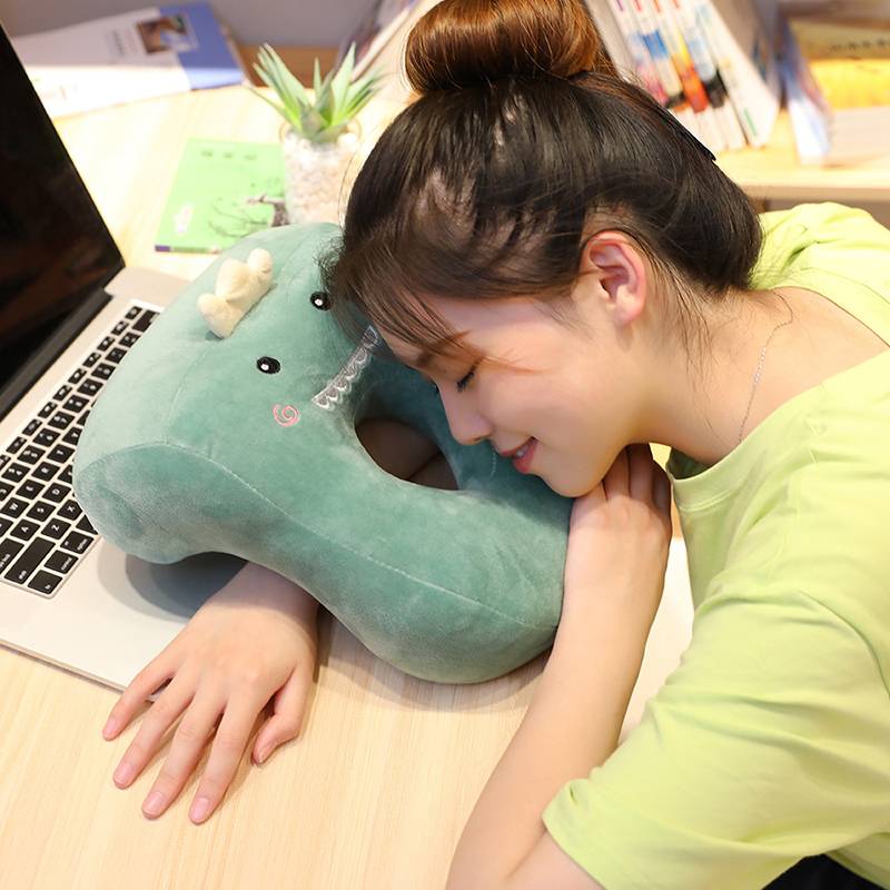 Pillow girl sleeping desk office nap pillow pillow, children's sleeping pillow pillow pillow elementary school student lunch artifact back cushion
