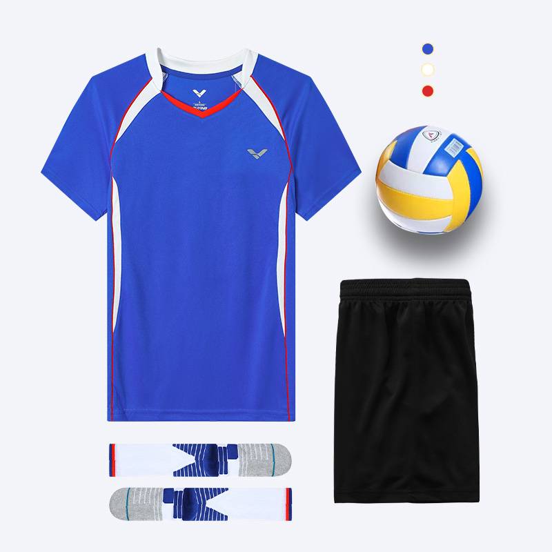 2023 new professional volleyball uniform custom menus and women's style volleyball competition training sports team uniform short sleeve jersey