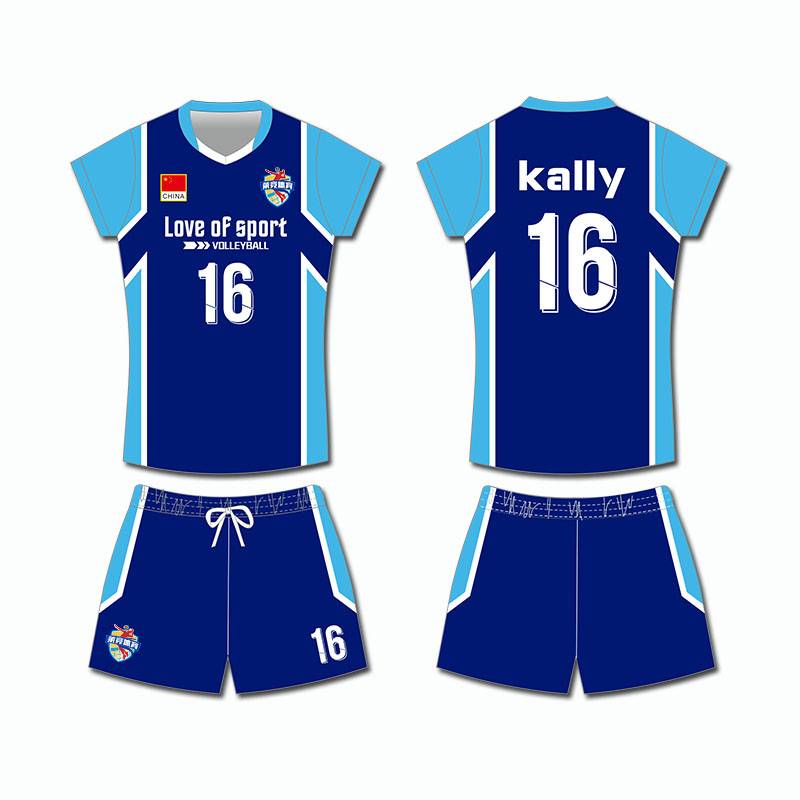2022 New Qi volleyball uniform Speed ​​drying set team service training top children's men and women summer clothes tailor -made
