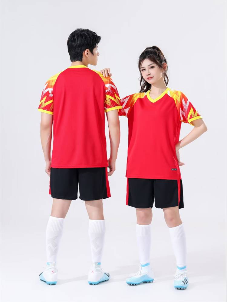 Customized volleyball suit set men's and girls college student competition training team uniform personality professional sports gas volleyball uniform