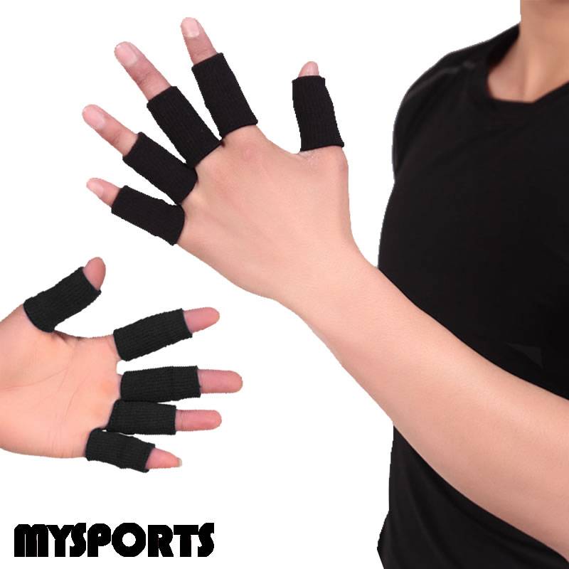 Guarding Finger Blue Ball Volleyball Finger Jelly Wiring Well Protective Banda Nail Case Anti -Slide Men and Women's Finger Set