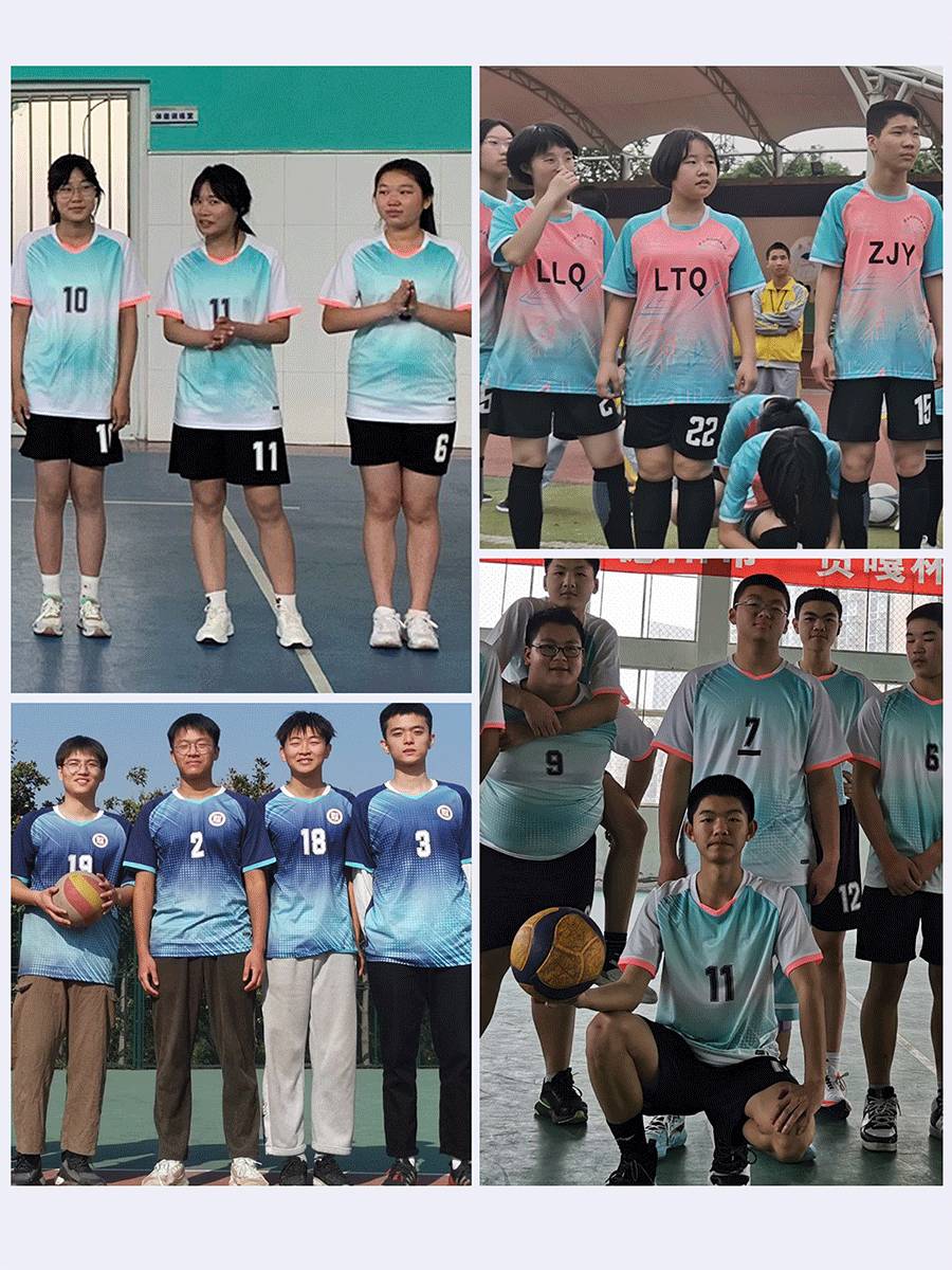 Volleyball uniforms customized men and women pink gas volleyball clothes.