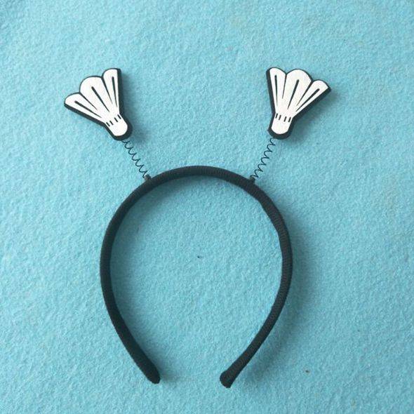 Sports football hair hoop basketball badminton tennis table tennis custom hair holder wearing creative refueling head cave
