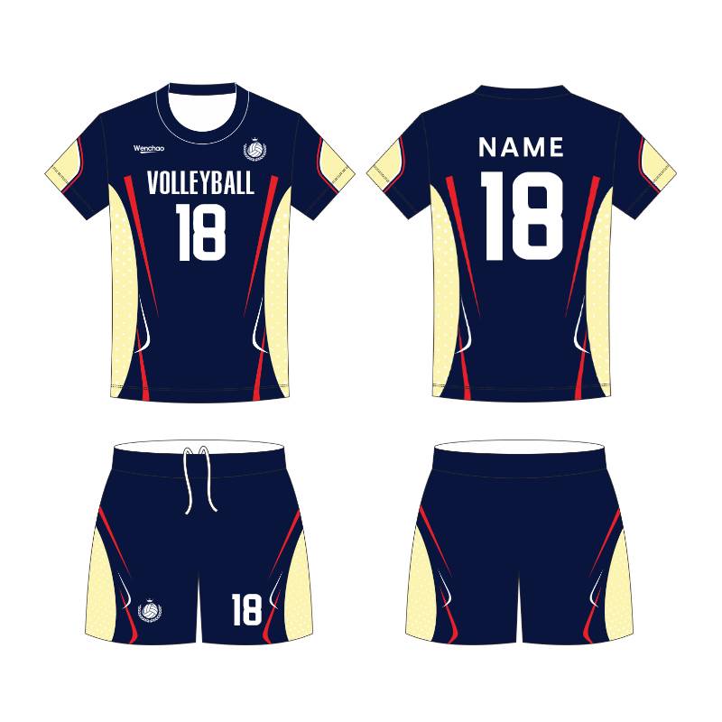 New volleyball uniform custom team service men's and women's air volleyball system custom sports training competition special clothing printing