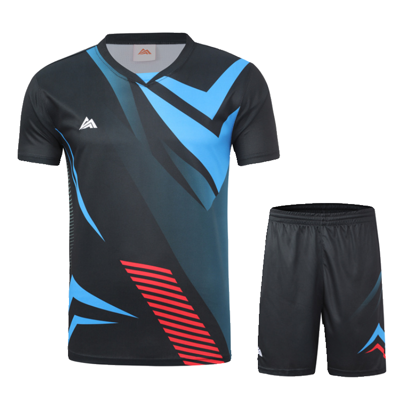 New short -sleeved gas volleyball suit team service speed dry men's and female competition uniform group buying ball uniform student training uniforms