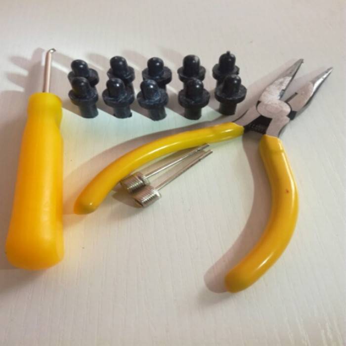 Basketball Qi Nou replacing the ball mouth universal rubber valve core inflatable equipment leather ball repair football volleyball leakage air leakage