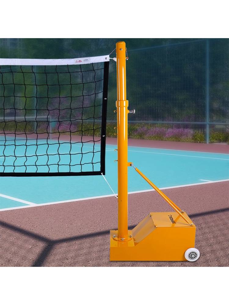 August Volleyball Tennis Glovenial Volleyball Mobile Badminton Net Shelf Facial Pillar Pillar Volleyball Glip Outdoor Outdoor