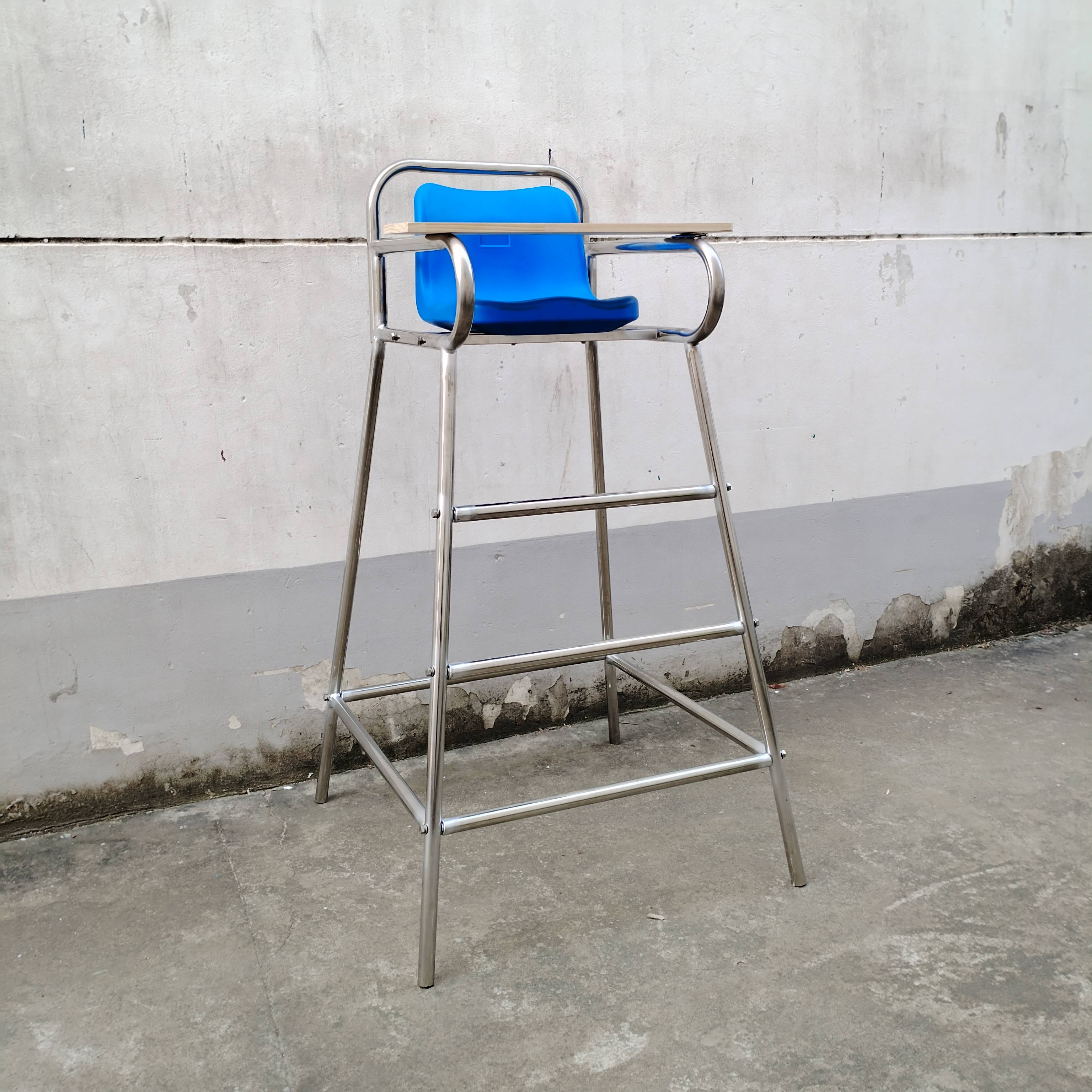 Stainless steel badminton referee chair