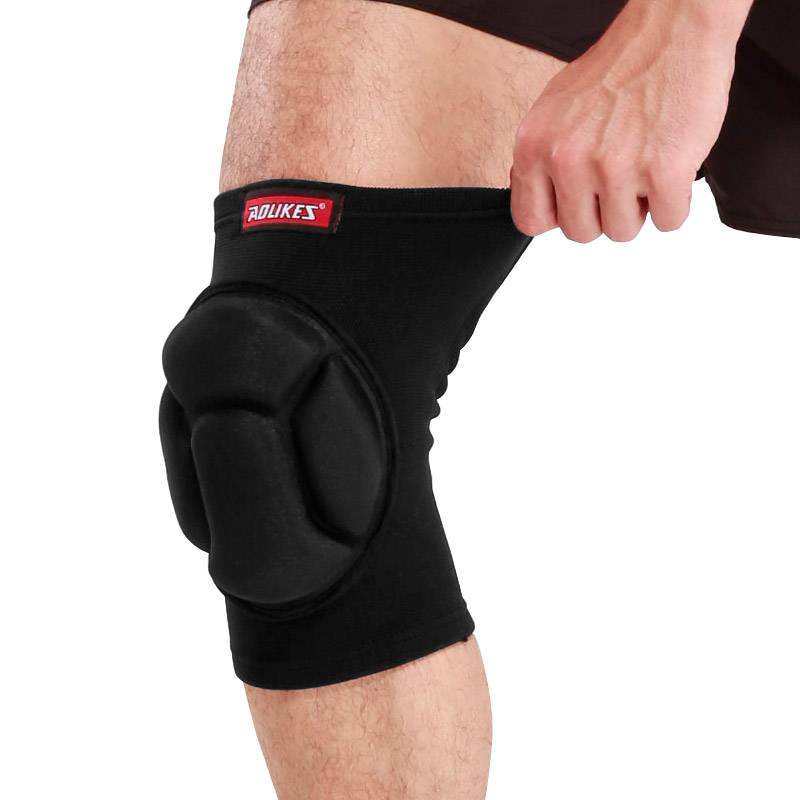 Sponge anti -collision knee football goalkeeper volleyball player dance, knelt on the ground worshiping Buddhist street dance sports gear air permeability